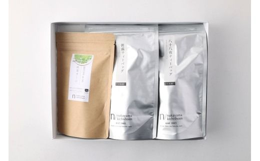 中山吉祥園 八女茶3種セット【八十八夜・朝露・抹茶オーレ】 八女茶 お茶 茶 緑茶 煎茶 抹茶オレ ティーバッグ 詰め合わせ 詰合せ セット