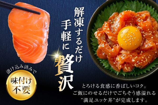サーモン FIVE STAR ブランド サーモンユッケ 10パック セット [カネダイ 宮城県 気仙沼市 20566147] 魚 魚介類 サーモン サーモントラウト 鮭 さけ サーモン ユッケ さけ サケ トラウト 海鮮 丼 海鮮丼 個包装 小分け 冷凍