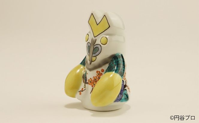 九谷焼　バルタン星人　古九谷風 a05 工芸品 焼き物 キャラクター キャラ ヒーロー アニメ インテリア 置き物 雑貨 シリーズもの テレビアニメ ウルトラマンシリーズ 敵 