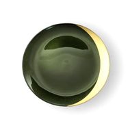 丸小皿  三日月  梨地グリーン ［NF271］ 303446_CU90101VC01