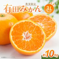 【2026年先行予約】 有田みかん 大玉 3Lサイズ 10kg 【ミカン 蜜柑 柑橘 温州みかん 有田みかん 和歌山】_BF6012n