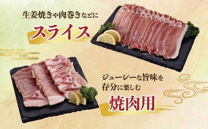 鹿児島県産黒豚「優美豚」ロース三昧セット 464686_M638