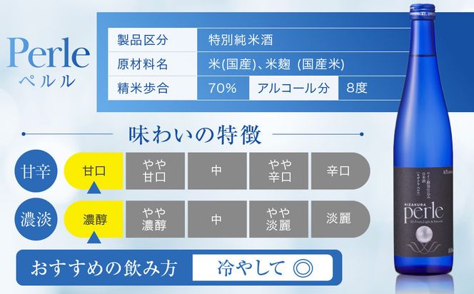 【黄桜】ペルル(500ml×6本) ［ 京都 キザクラ 新感覚の日本酒 ワイン酵母使用 日本酒とワインのいいとこどり 人気 おすすめ 小分け お酒 ご当地 地酒 日本酒 ギフト プレゼント お取り寄せ 通販 送料無料 ふるさと納税 ］ 261009_B-DN88