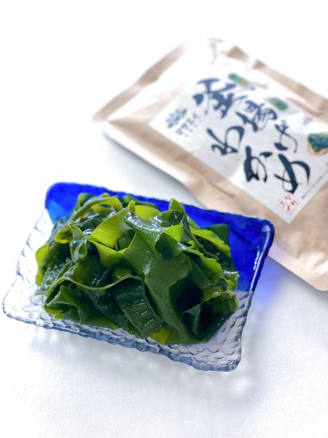 【翌営業日までに発送】福岡県玄界灘産　釜揚げ塩蔵わかめ（120g×11パック）【マサエイ】_HA0909