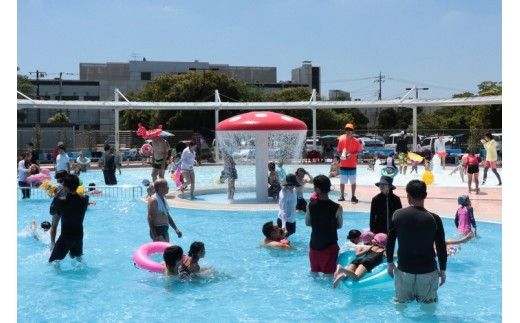 水郷プール入場券 （一般・高校生）1名 プール 夏 イベント チケット 夏休み プール 茨城県 土浦市 ※離島への配送不可