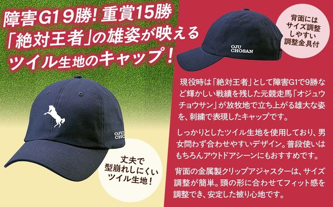 【オジュウチョウサン】キャップ BRTV011