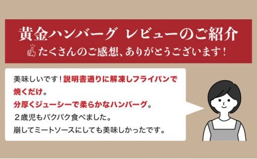 《2024年12月配送》老舗55年佐賀牛入黄金ハンバーグ 6個　A-73