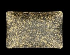 角小皿 乱糸(マット仕上げ) 漆黒 ［NF139］ 303446_CU90065VC03