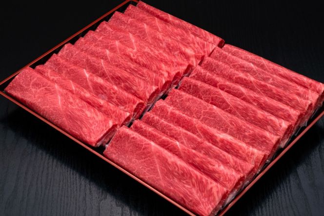 肉 博多和牛 赤身うす切り 500g 2p 計1kg 6回 定期便 総計 6kg [久田精肉店 福岡県 宇美町 um40bsi440045] 牛肉 牛 赤身 うす切り すき焼き しゃぶしゃぶ 冷凍