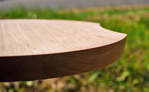 cutting board（カッティングボード） ブラックチェーリー材 まな板 丸型 調理器具