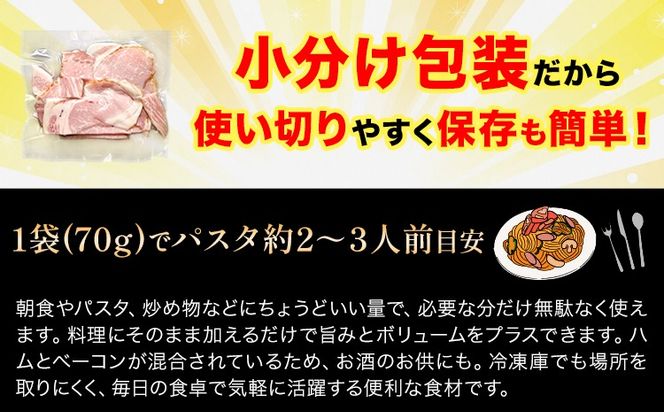 切り落とし ハム & ベーコン 選べる内容量 4袋 8袋 12袋 16袋 社会福祉法人敬業会ヴィレッジ興産 ときわヴィレッジ《30日以内に出荷予定(土日祝除く)》岡山県 笠岡市 惣菜 小分け 送料無料---K-66---