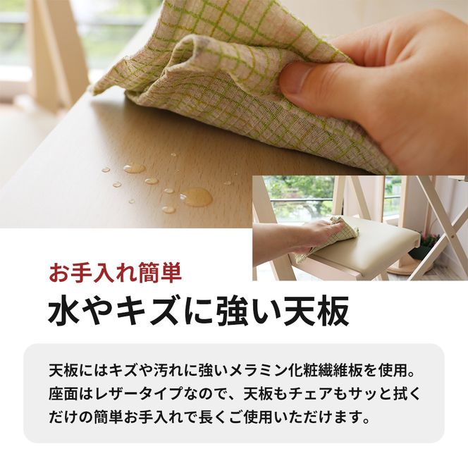 デスクチェアセット ブラウン 茶 折りたたみ デスク チェア セット 机 椅子 いす 木製 折りたたみ 折りたたみデスク 折りたたみ椅子 インテリア 家具 テレワークチェア リモートワーク koti ichiba 市場