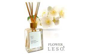 本物の花の香り リード・ディフューザー【ジャスミン】 【 リード ディフューザー 花 香り 仙台市 アロマ インテリア フレグランス デザイン 室内 癒し 自然 空間 プレゼント ギフト エッセンシャルオイル リラックス 】 041009_HW001VC10