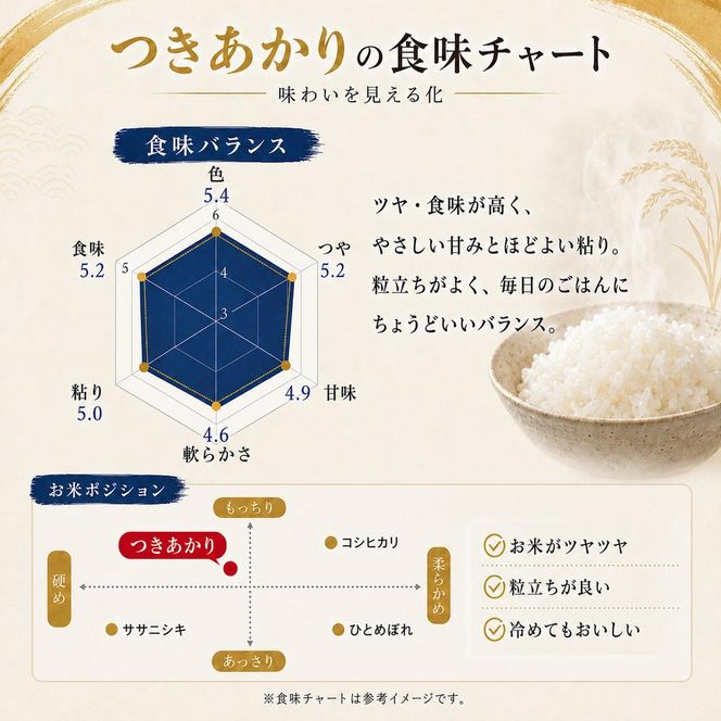 つきあかり 定期便 9回/10kg（5kg×2袋） 令和8年産 新米 ブランド米 白米 精米 【小分け】 宮城県大河原町産