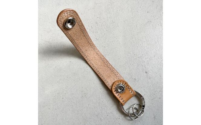 革小物 キーホルダー（ナチュラル）レザー製品 革製品　LC00022