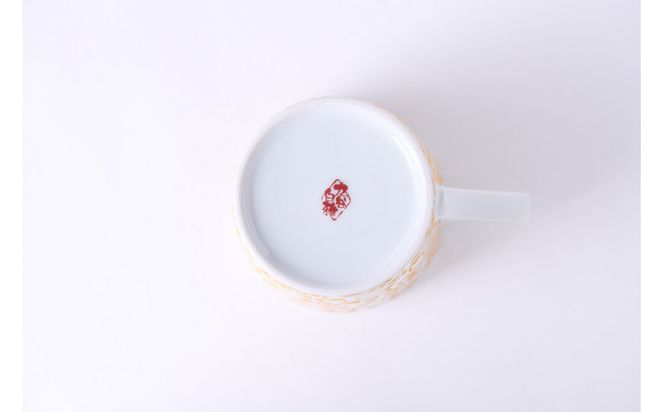 ペア軽量マグカップ　青粒白粒桜 172111_CY20004