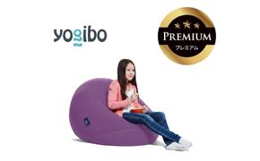 Yogibo Drop Premium パープル│送料無料 全国配送離島含 ビーズクッション カバー 洗える（ヨギボー ドロップ プレミアム）