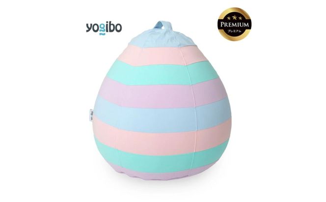 Yogibo Drop Rainbow Premium（ヨギボー ドロップ レインボー プレミアム）＜パステル＞【ビーズクッション ビーズ 座椅子 椅子 クッション ビーズソファー ビーズソファ 新生活 プレゼント インテリア 家具 ベッド ゲーム】-[G778-4]