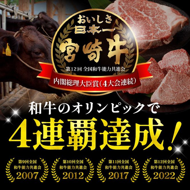 宮崎牛ヒレステーキ2枚300g N0140-YB722