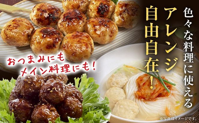 【ふるさと納税】はかた地どり 肉団子 選べる 1kg 福岡県産 地鶏 鶏肉 冷凍 国産 つくね  スープ 鍋 おうちごはん お取り寄せ グルメ ギフト おかず つまみ 惣菜