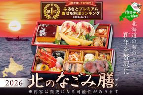 御礼！ランキング1位獲得！2026 お正月 迎春 北海道海鮮 おせち 北のなごみ膳（なごみぜん） 野付産ほたて（小玉 500g） セット【KS000DBMH】( ふるさと納税 おせち ふるさと納税 おせち料理 ふるさと納税 お節 御節 海鮮 海鮮おせち )