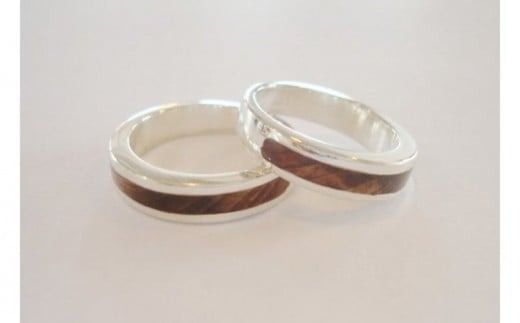 【グレイン】屋久杉リング －添（Sou）－プラチナ - メンズ レディース 男性 女性 アクセサリー 贈り物 ギフト おしゃれ お揃い 指輪 木製品 一点物 人気 おすすめ 沖縄県 八重瀬町