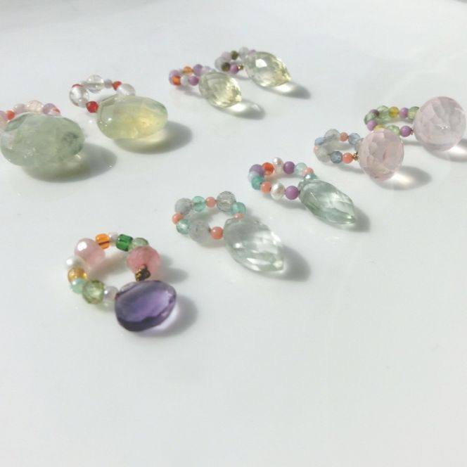 baby ring top ペンダントトップ 1個 グリーンアメジスト2 天然石 アクセサリー [Q] handmadejewely 【 シンプル 可愛い ハンドメイド ジュエリー 手作り 職人 上品 大人な雰囲気 ギフト プレゼント ラッピング 結婚式 普段使い 北海道 幕別 】