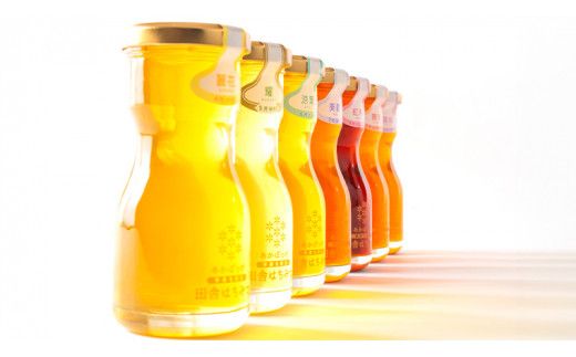 【 数量限定 】田舎はちみつ 7種 ギフトセット [ 結蜜 Musubi-R7 120g ]（ 茨城県共通返礼品： 五霞町 ） 季節で移ろう 生ハチミツ 蜂蜜 非加熱 茨城県産 国産 天然 純粋 贈答用 [EG006us]