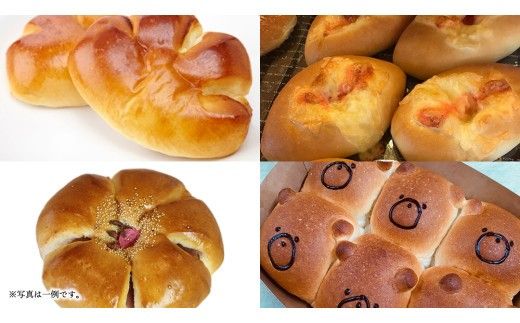 【 3ヶ月 定期便 】まごころいっぱい！ パン工房しらとり 「 種類いっぱい♪ 」 おたのしみパン ボックス 【B】 冷凍 パン 詰め合わせ ボックス ギフト お楽しみ [AU014ci]