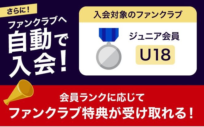 FC琉球 2025シーズンパス メインS指定席 U18 (ジュニア会員ファンクラブ付き) サッカー Jリーグ スポーツ観戦 チケット 沖縄市 / 琉球フットボールクラブ株式会社[BCBF010]