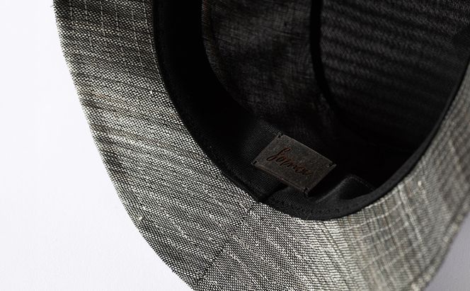 ハット 希少素材 アバカ織のアシンメトリーハット 帽子 ファッション アバカ 一点物 アシンメトリー 個性的 光沢 袋井市 静岡県