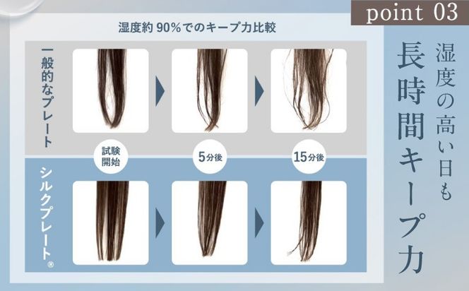 TIB0001 【高島屋選定品】〈KINUJO〉ストレートヘアアイロン LM225-F （ホワイト）