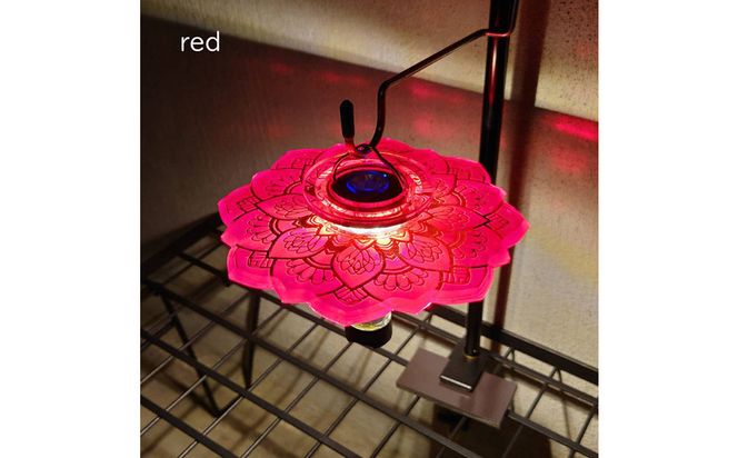 ゴールゼロ用シェード　REN　蓮　マット　1個　アウトドア・インテリアに　川崎市自社工場一貫生産品【red】 141305_MH10VC05