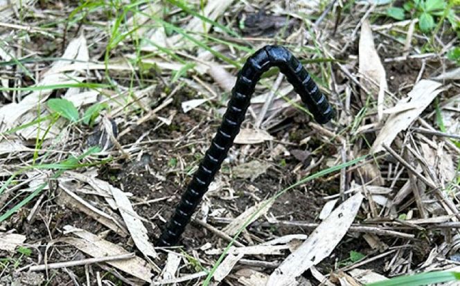 鍛造ペグ 20cm / キャンプ キャンプ用品 ペグ キャンプ場 アウトドア用品 / 南島原市 / 重光刃物鍛造工場[SEJ011]