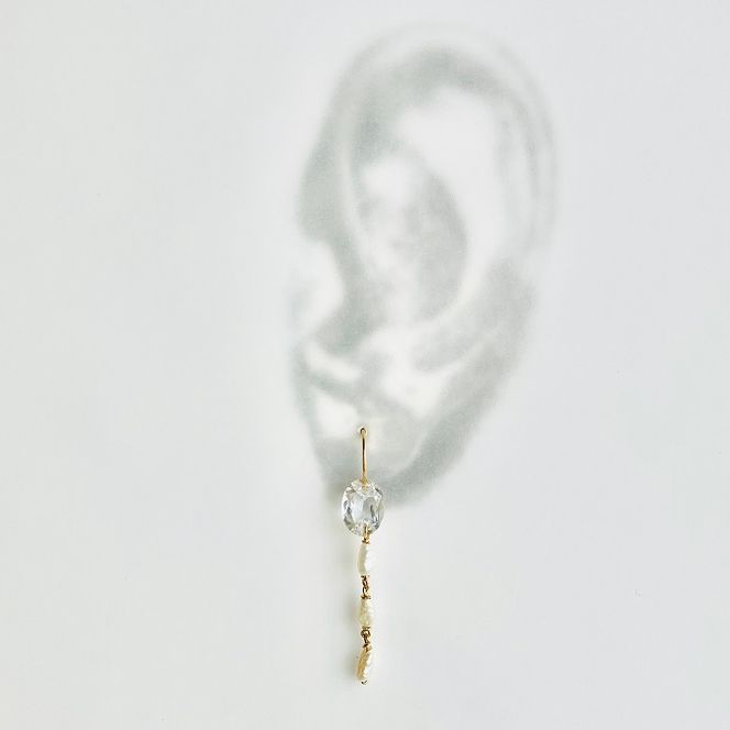 フック ピアス Tear Drops ティアーズ ドロップス K14gf