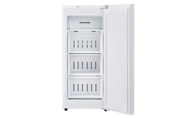 スリム冷凍庫 64L IUSN-S6A-W ホワイト 冷凍庫 小型 家庭用 アイリスオーヤマ スリム スキマックス 幅スリム 64L 霜取り不要 自動霜取り コンパクト 省スペース リビング まとめ買い 保存 セカンド冷凍庫 ストック