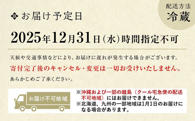 【祇園丸山】特製少人数おせち 2人前｜京都 祇園 料亭 ミシュラン掲載 本格おせち 人気おせち［ 京都 料亭 ミシュラン2つ星 名店 おせち一段 2人 京料理 京懐石 グルメ 人気 おすすめ 2026 正月 お祝い お取り寄せ 通販 送料無料 年内配送 ふるさと納税 ］ 261009_A-ZC2039
