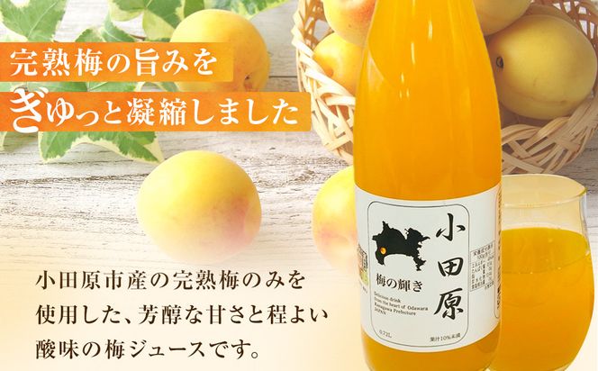 小田原 梅の輝き720ML瓶（梅ドリンク）2本セット【 飲み物 ドリンク 神奈川県 小田原市 】 142069_HR001