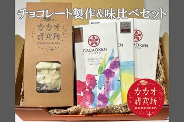 カカオ研究所 チョコレート製作&味比べセット