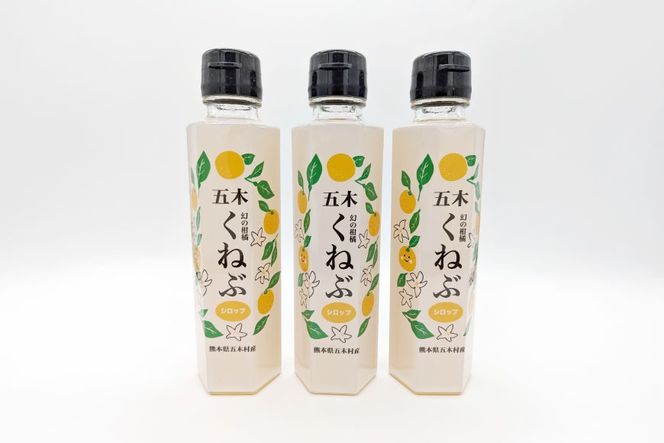 くねぶ シロップ 3本 セット [子守唄の里五木 熊本県 五木村 51120349] フルーツシロップ かき氷シロップ ドリンクシロップ 希釈