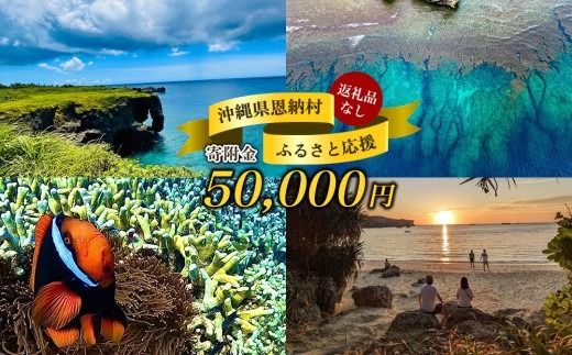 【返礼品なし】沖縄県恩納村ふるさと応援寄附金 50000円