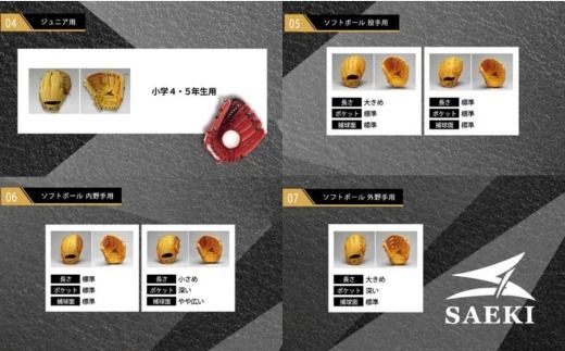 SAEKI 軟式用オーダーグローブ