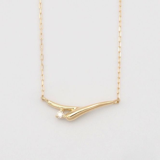 K18 0.01ct ダイヤモンド ペンダントネックレス HH-019748 SWBT014-k18