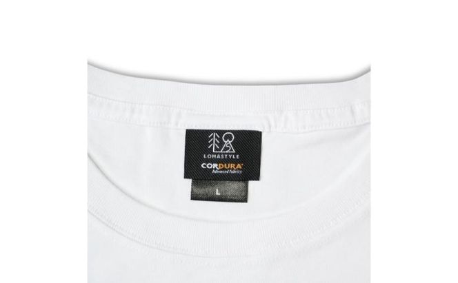 LOHASTYLE CORDURA天竺 CHIGASAKI 半袖T ホワイト オリジナル Tシャツ 半袖 白 男女兼用 湘南 茅ヶ崎市 神奈川県