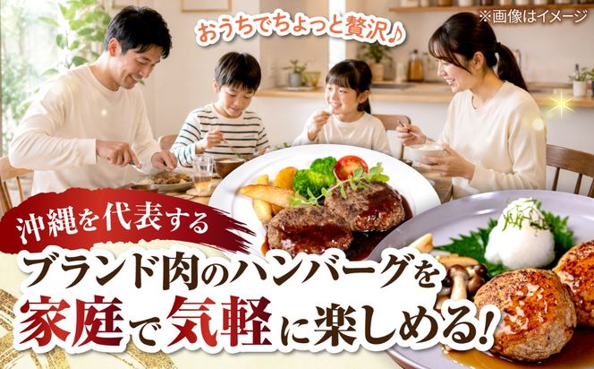 沖縄県産 石垣牛・あぐー豚 ハンバーグセット 800g (100g×8個) 牛 豚 ハンバーグ 冷凍 ギフト お取り寄せ 沖縄市 / お肉屋本店[BCAZ003]