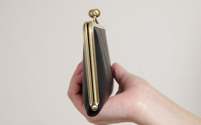 本革 がま口 長財布 ファッション 雑貨 財布 長財布 革