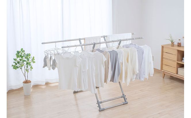 物干し ふとん干し コンパクト収納タイプ CFS-200S 室内 室内物干し 布団干し ふとん干し ふとん掛け コンパクト ふとん干し コンパクト収納タイプ コンパクト 省スペース 屋内物干し 洗濯物干し 部屋干し 布団 ふとん 梅雨 アイリスオーヤマ