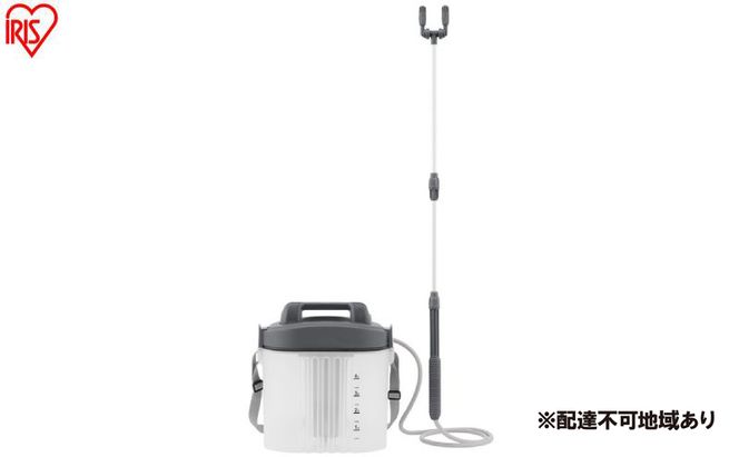 電池式噴霧器 ツインノズルIR-4W ダークグレー 噴霧器 4L 電池式 散布 アイリスオーヤマ 噴霧機  タンク ノズル 除草 園芸 消毒 除草剤 庭 電池 噴霧 噴射 薬剤 薬品 撒き 電動 家庭用 肩掛け 背負式 液肥撒き 除草剤散布 液肥散布 液肥 雑草防止