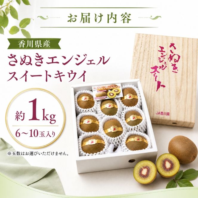 【 小豆島 】 さぬきエンジェル スイートキウイ 約1kg 化粧箱 フルーツ 果物 キウイ キウイフルーツ さぬき くだもの 国産 香川 香川県 土庄 土庄町