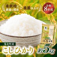 【先行予約】【令和8年産】鬼北町産 こしひかり 5kg 【米屋仕上げ】| R8年産 新米 精米 白米 ご飯 米 コシヒカリ お米のまつや 株式会社ドイ 愛媛県鬼北町